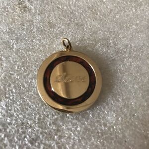 Gold and Brown Pendant